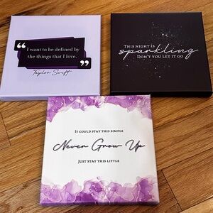 Taylor Swift Speak Now TV Themed Canvases